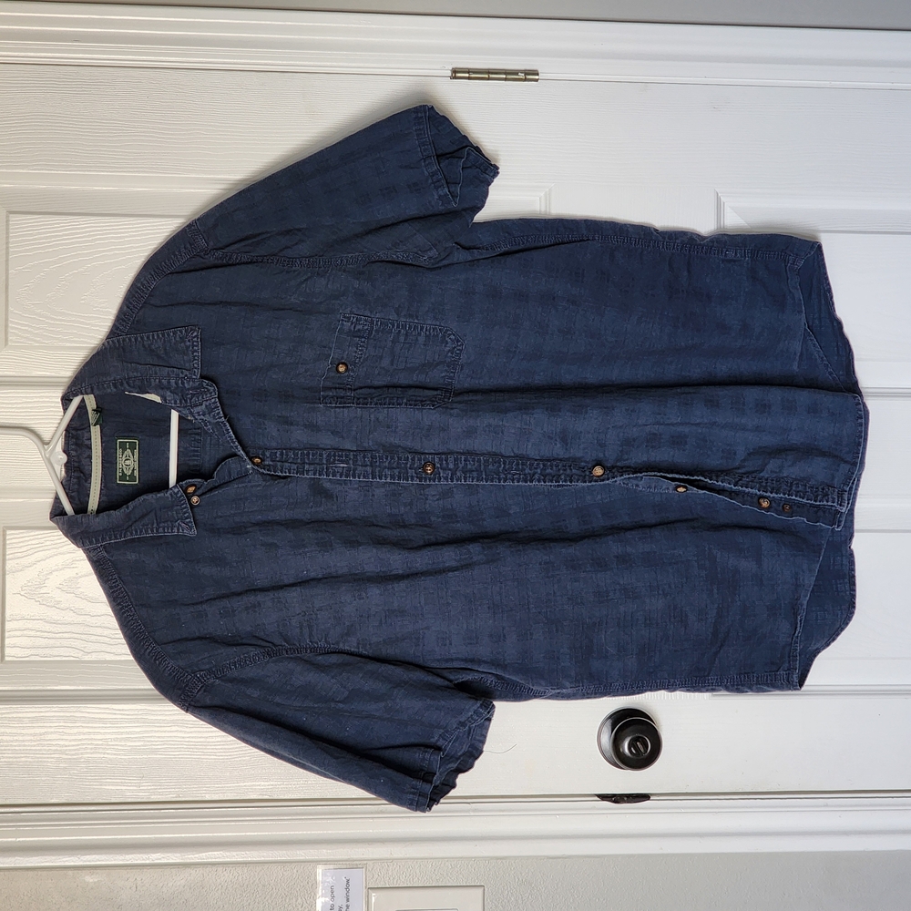 G.H. Bass & Co. Blue Casual Button Down Shirt